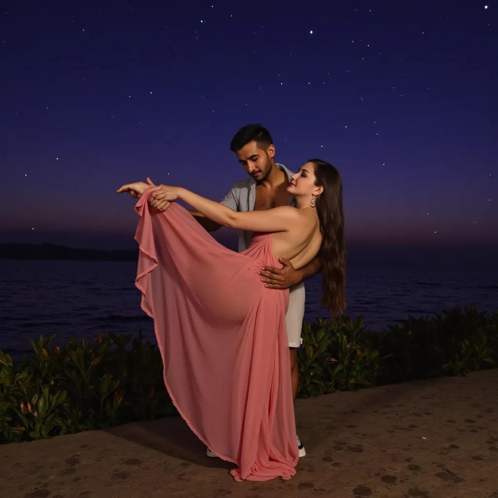 Sensual Waltz Under the Balinese Starlight