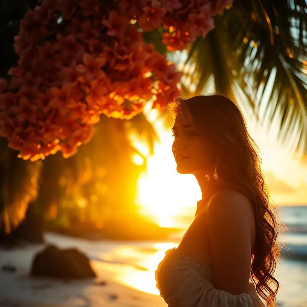 Paradise Found in a Woman's Beauty