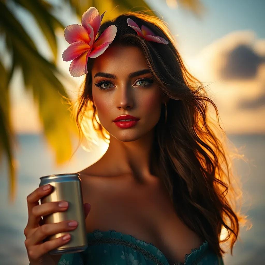 A Tropical Paradise of Elegant Beauty Unfolds