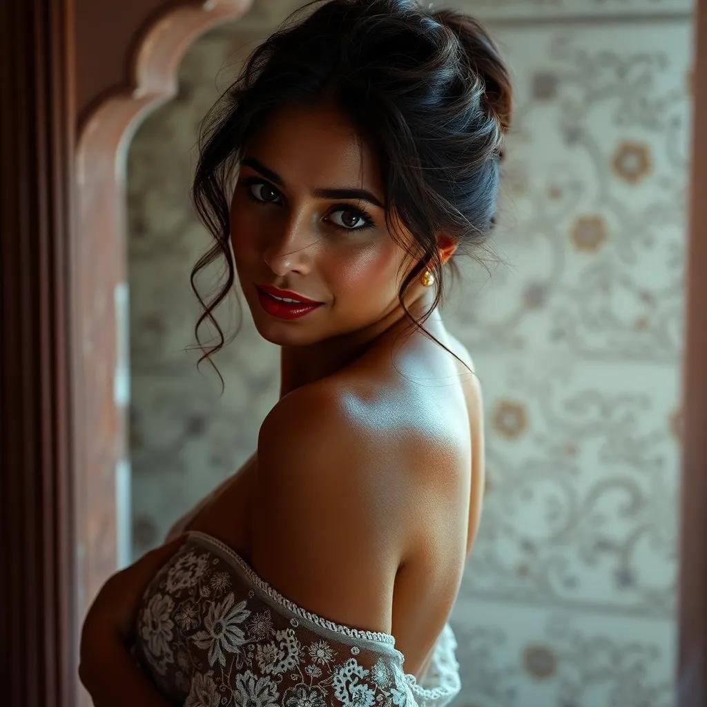 Sophia's Sultry Seduction in the Moroccan Riad
