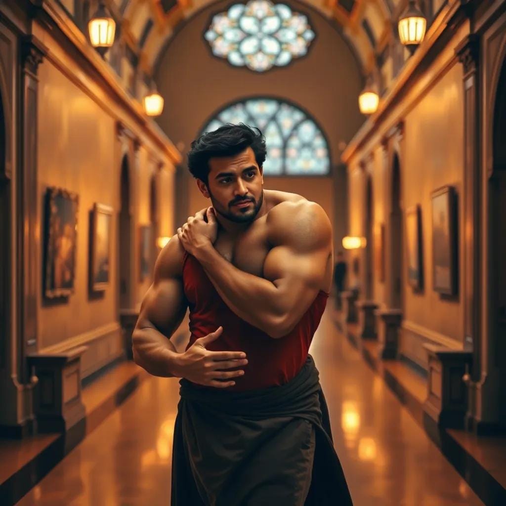 Khalid's Captivating Embrace in the Moroccan Night