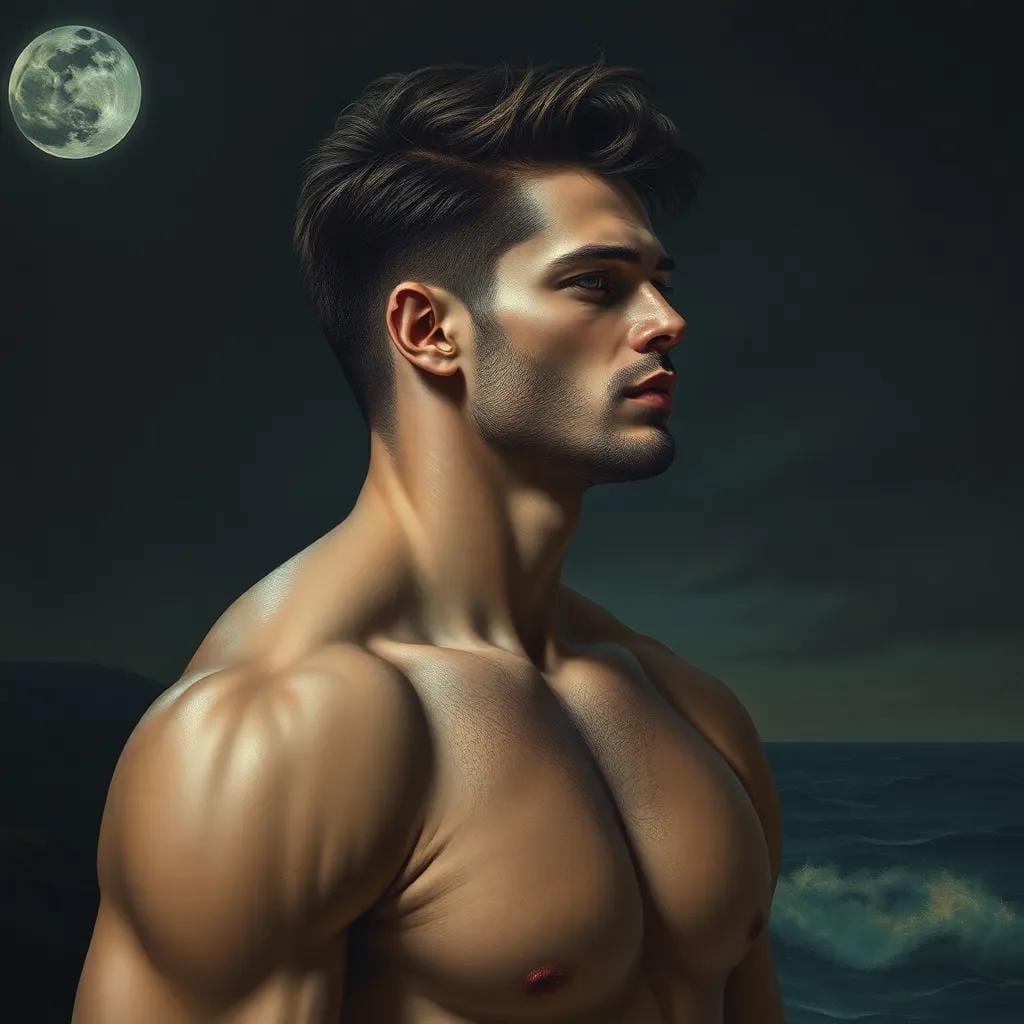 Beauty and Decay in the Moonlit Night