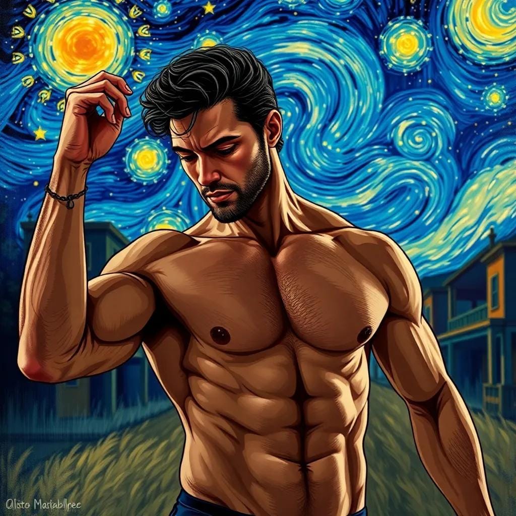 Alessandro's Seductive Dance Under Rio's Starry Night