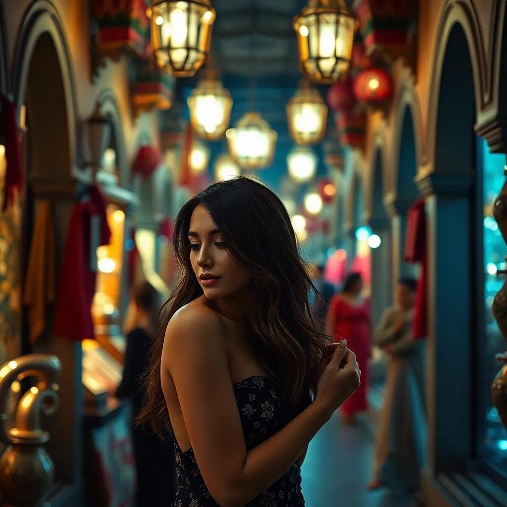 Whispers in the Moroccan Night Souk