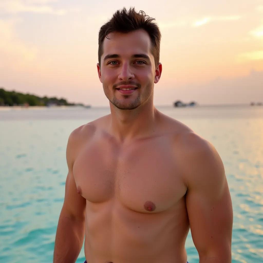 Desire Ignites in the Maldives Sunset