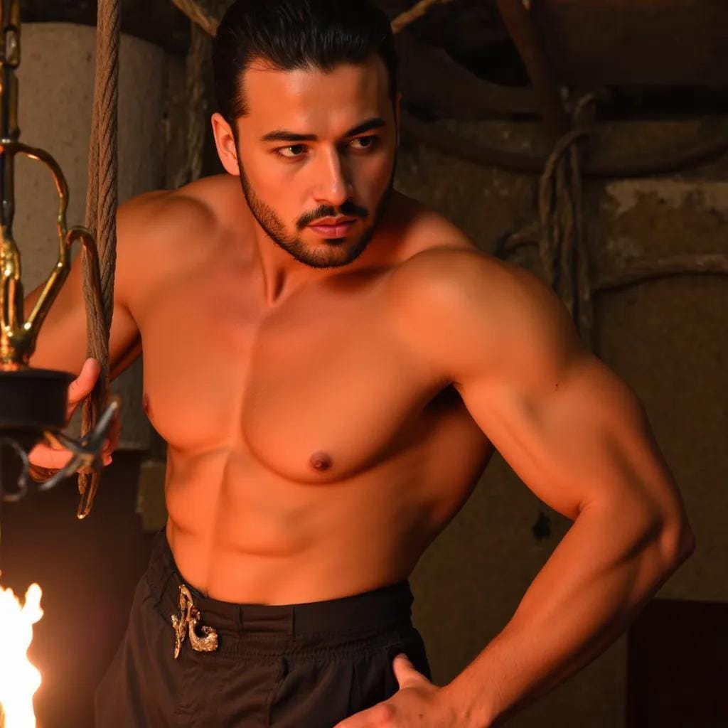 Unbridled Passion in the Moroccan Souk Night