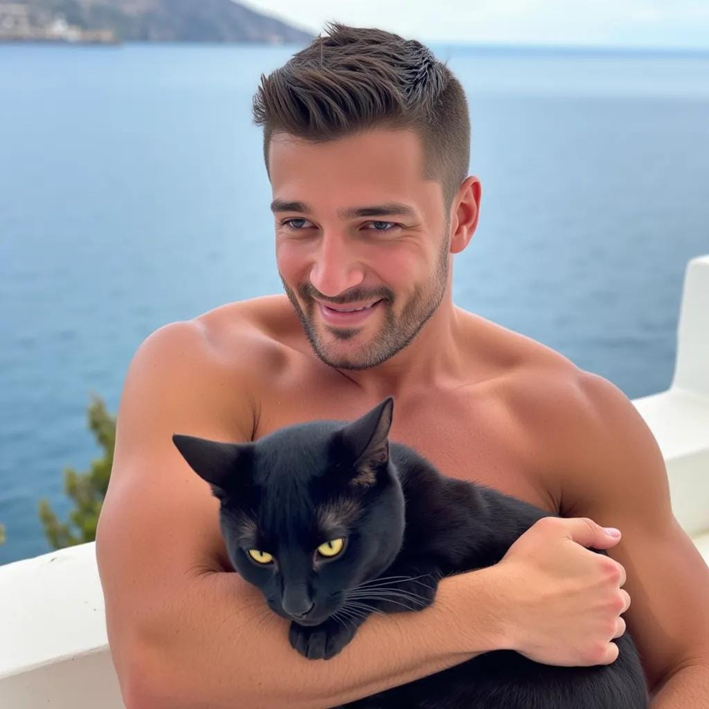 Rugged Masculinity in a Greek Island Paradise