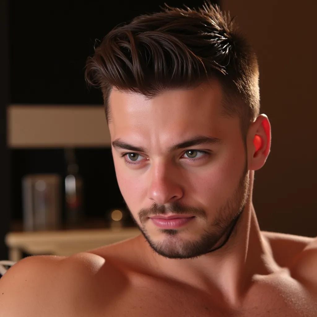 Rugged Masculinity Ignites a Passionate Encounter