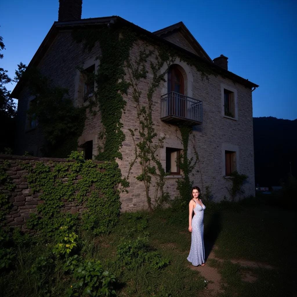 Midnight Encounter in a Forgotten Villa