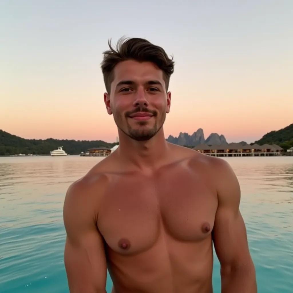 Chiseled Beauty Sparks a Passionate Encounter