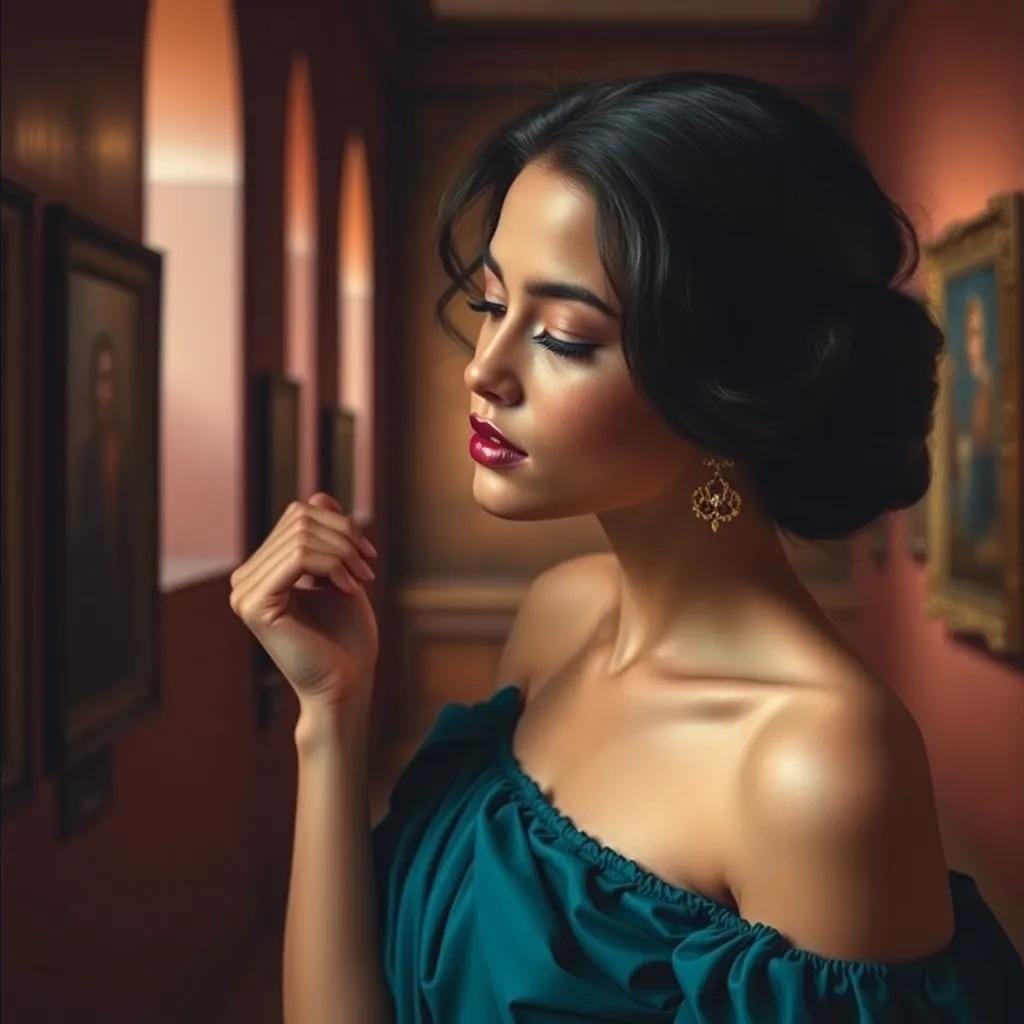 Amina's Daughter Teases with Golden Skin