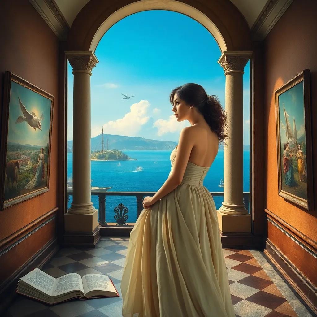 An Enchantress Beckons on the Aegean Isle