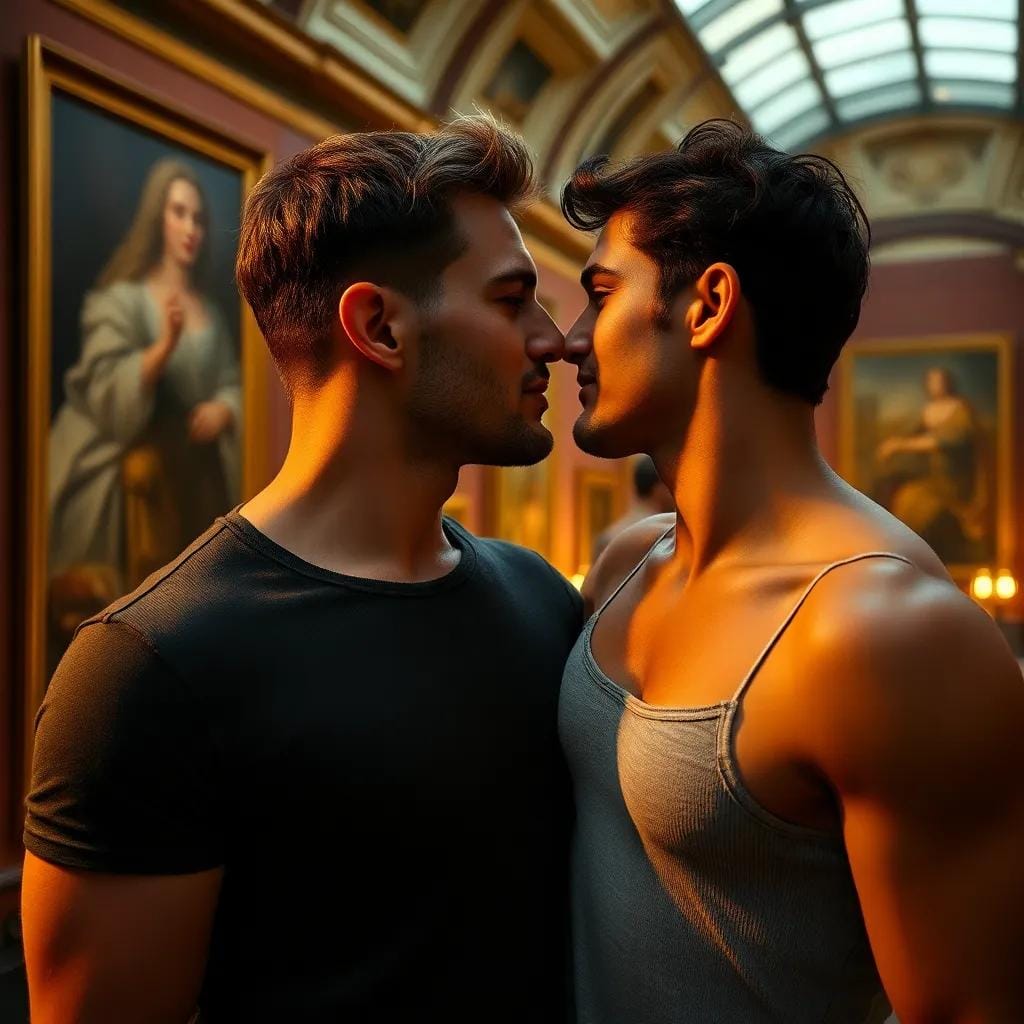 Stolen Glances in the Tuscan Twilight