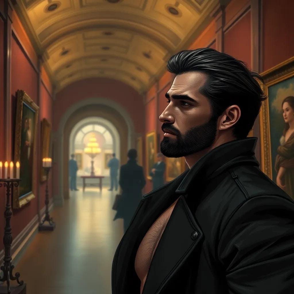 Ryder's Captivation by the Enigmatic Artist