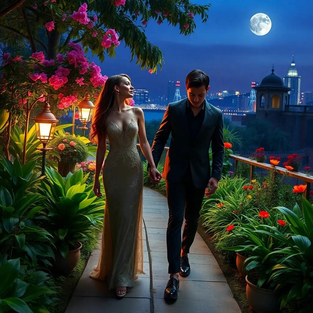 Midnight Mirage: A Siren's Alluring Kiss