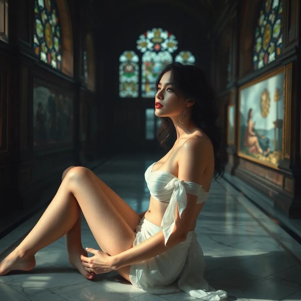 Kaito's Captive Canvas of Desire