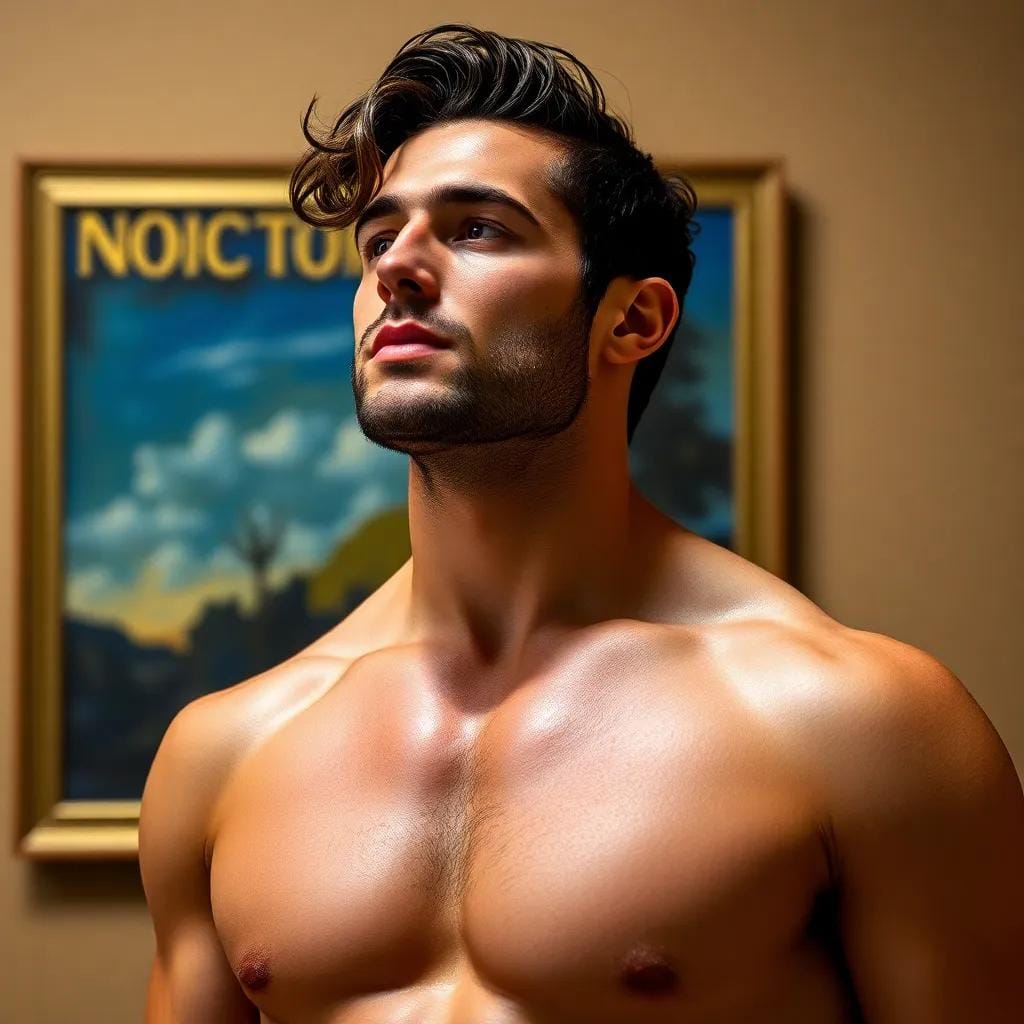 Capturing the Beauty of Alessandro's Masculine Form