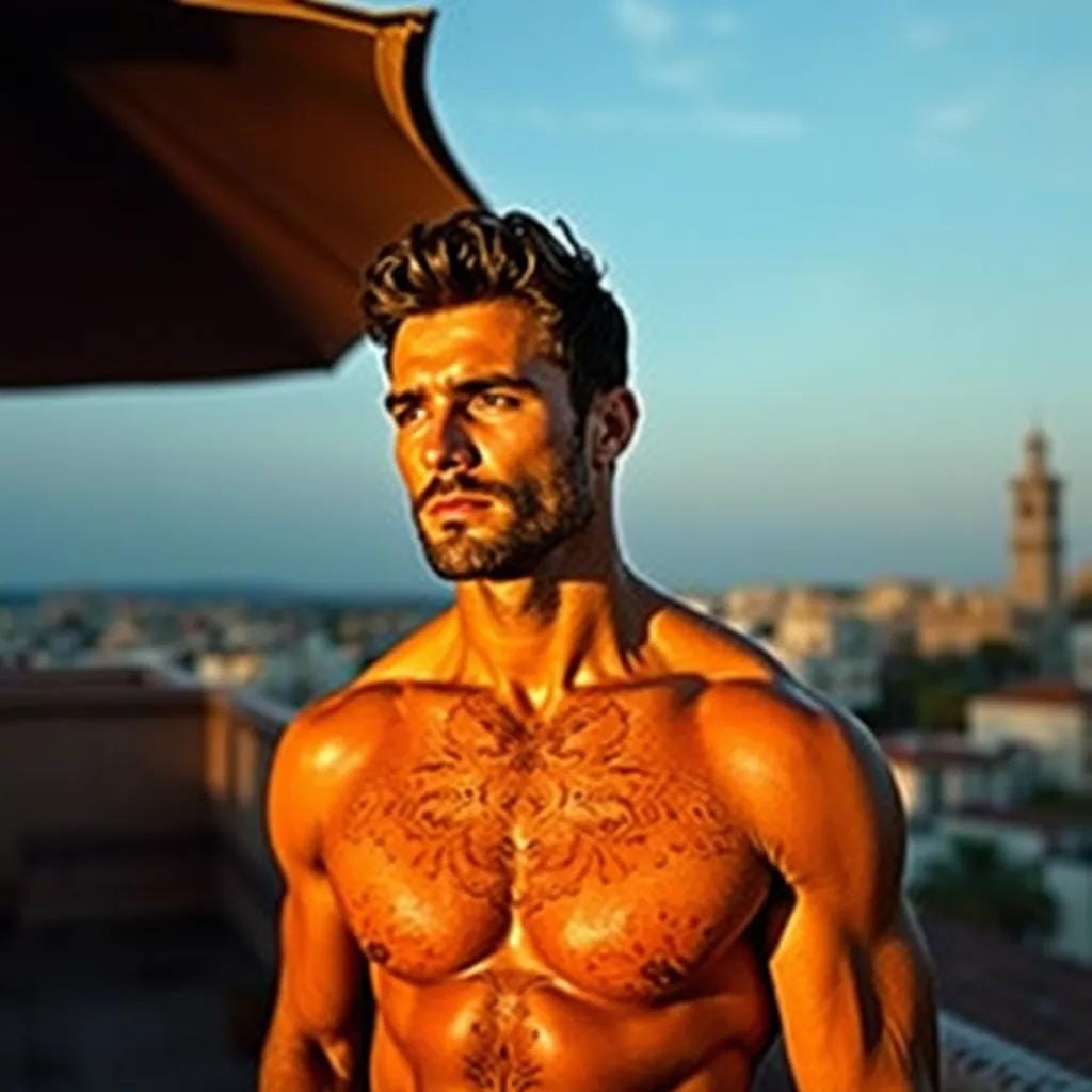 Unbridled Desire on a Moroccan Rooftop