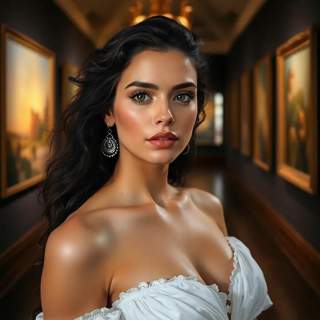 Sophia, A Desert Siren's Unbridled Beauty