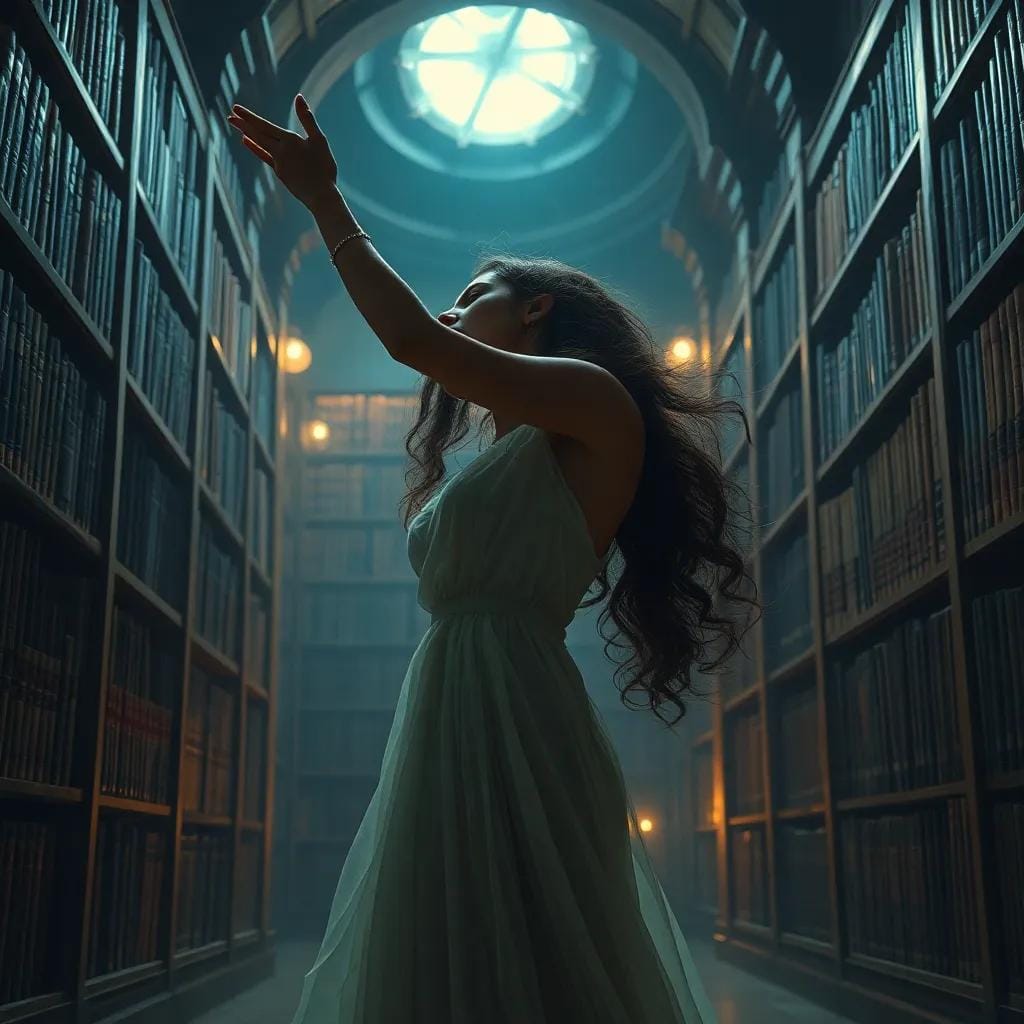 Sophia's Dance Under the City Lights