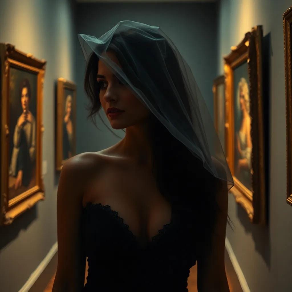 Beyond the Veil of Colette's Enigmatic Beauty