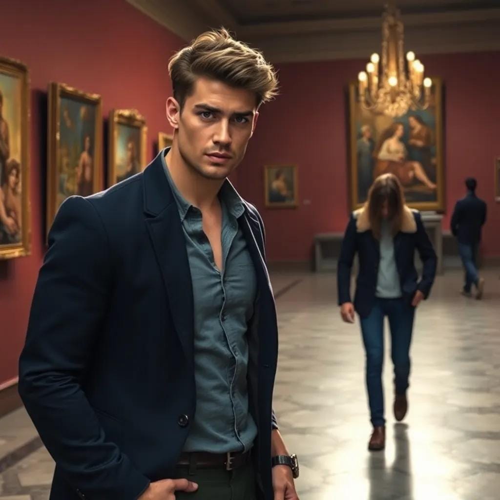 Maximilian's Passionate Encounter with the Blue-Eyed Stranger