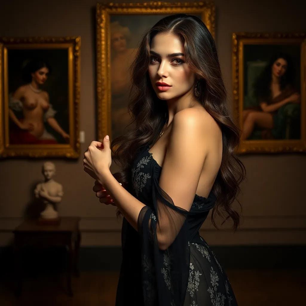 Sahara Nights Seduce Alessia's Porcelain Beauty