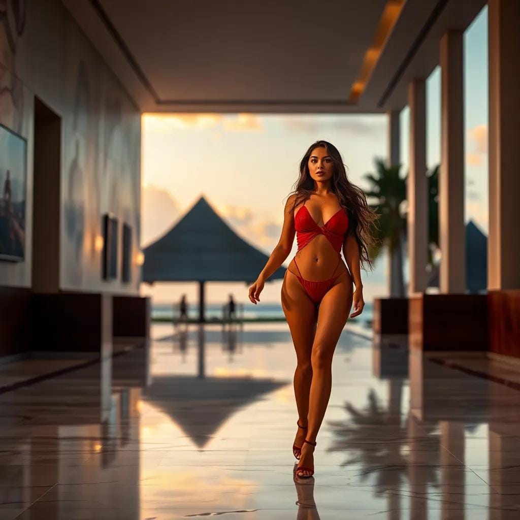 Sophia's Siren Song on Bora Bora Beach