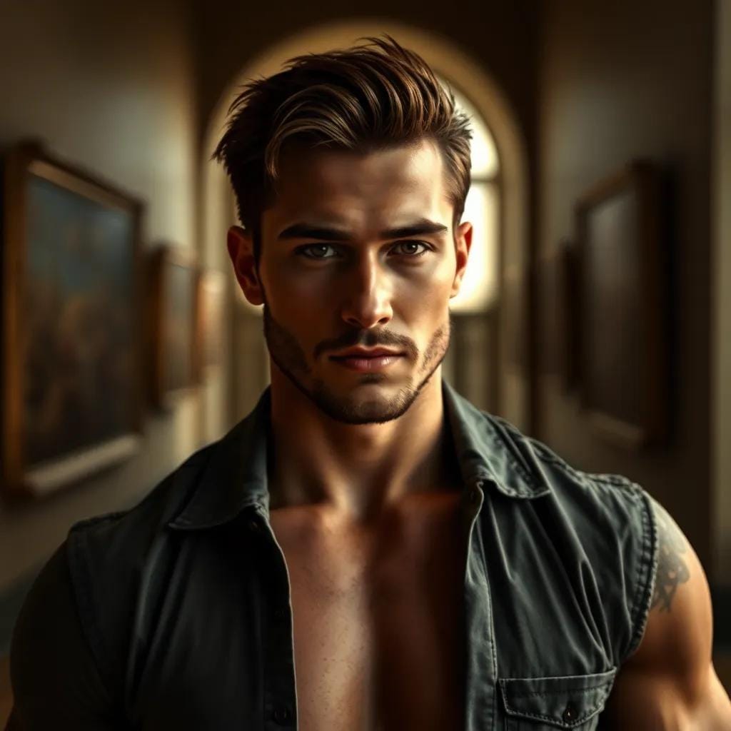 Ryder's Paradise of Chiseled Masculine Beauty