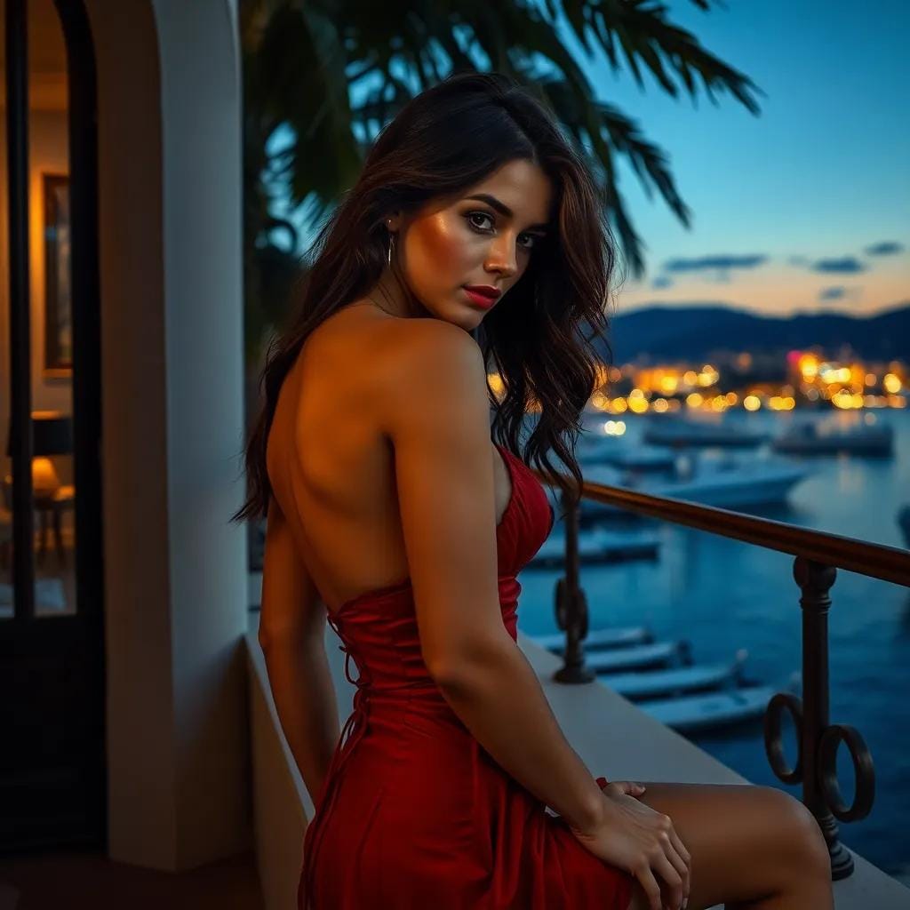 Alessia's Sizzling Night on the French Riviera.