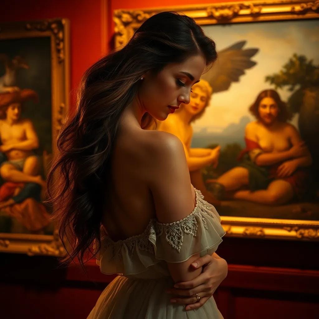 When Passion Ignites in the Art Gallery