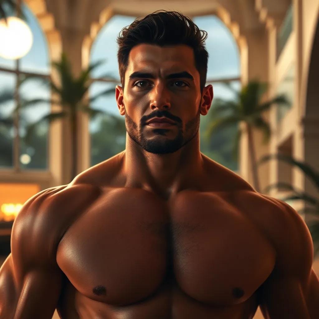 Passion Ignites on a Moonlit Tropical Night