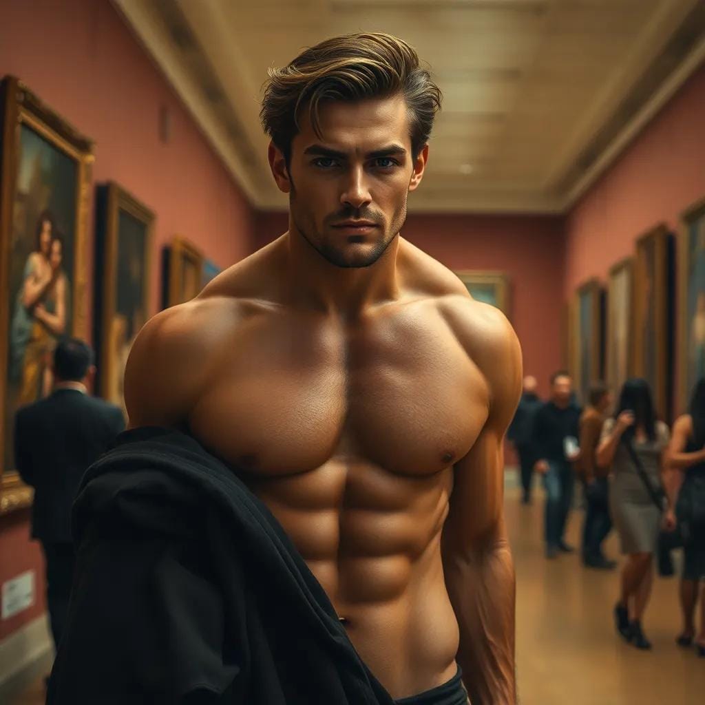 Kael: A Masterpiece of Unyielding Masculine Beauty