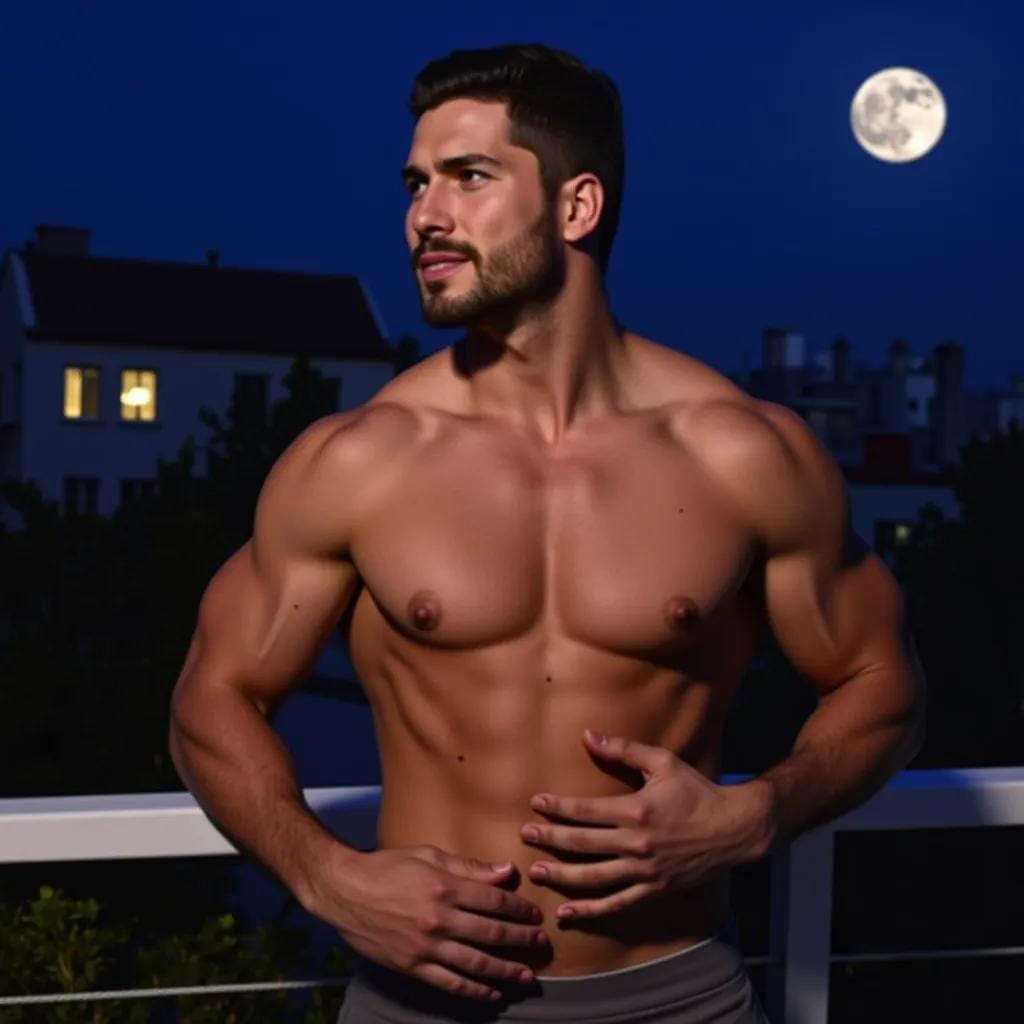 Struck by Desire Under the Midnight Sky