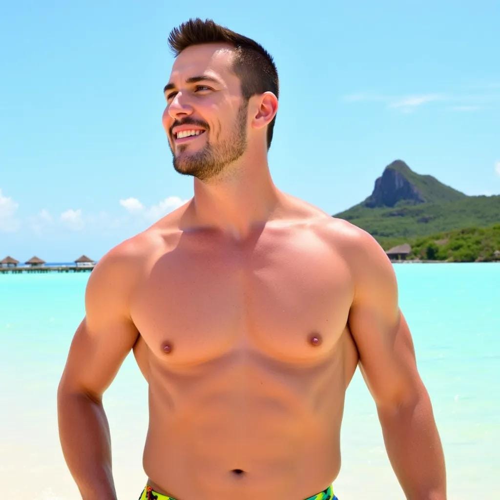 Driving Her Wild on Bora Bora's Beaches