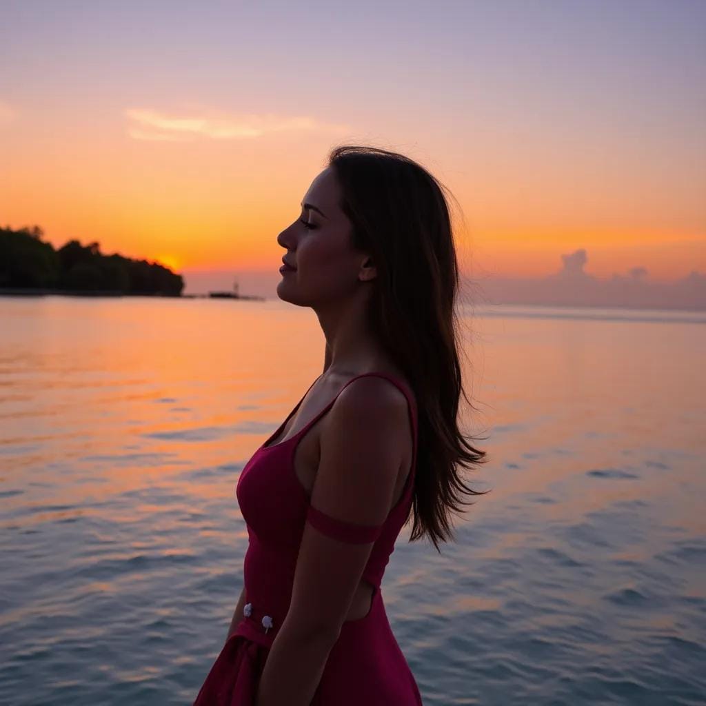 Sophia's Surrender Under the Maldivian Stars