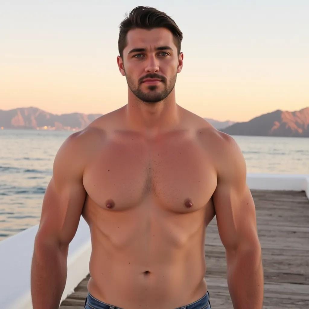 Kael: A Santorini Sunset of Unbridled Desire