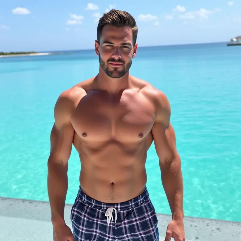 Chiseled Beauty in a Tropical Paradise Found