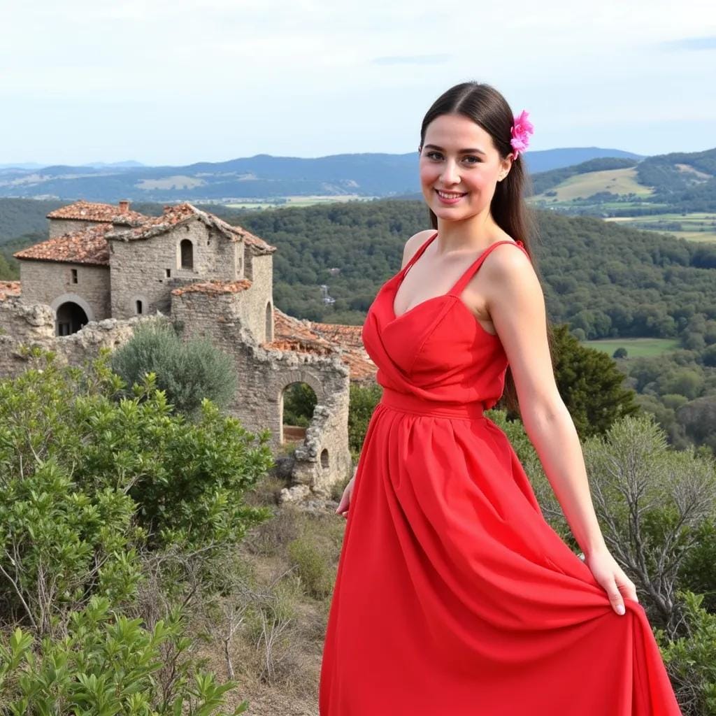 Sofia's Seductive Wiles Unfold in Tuscany