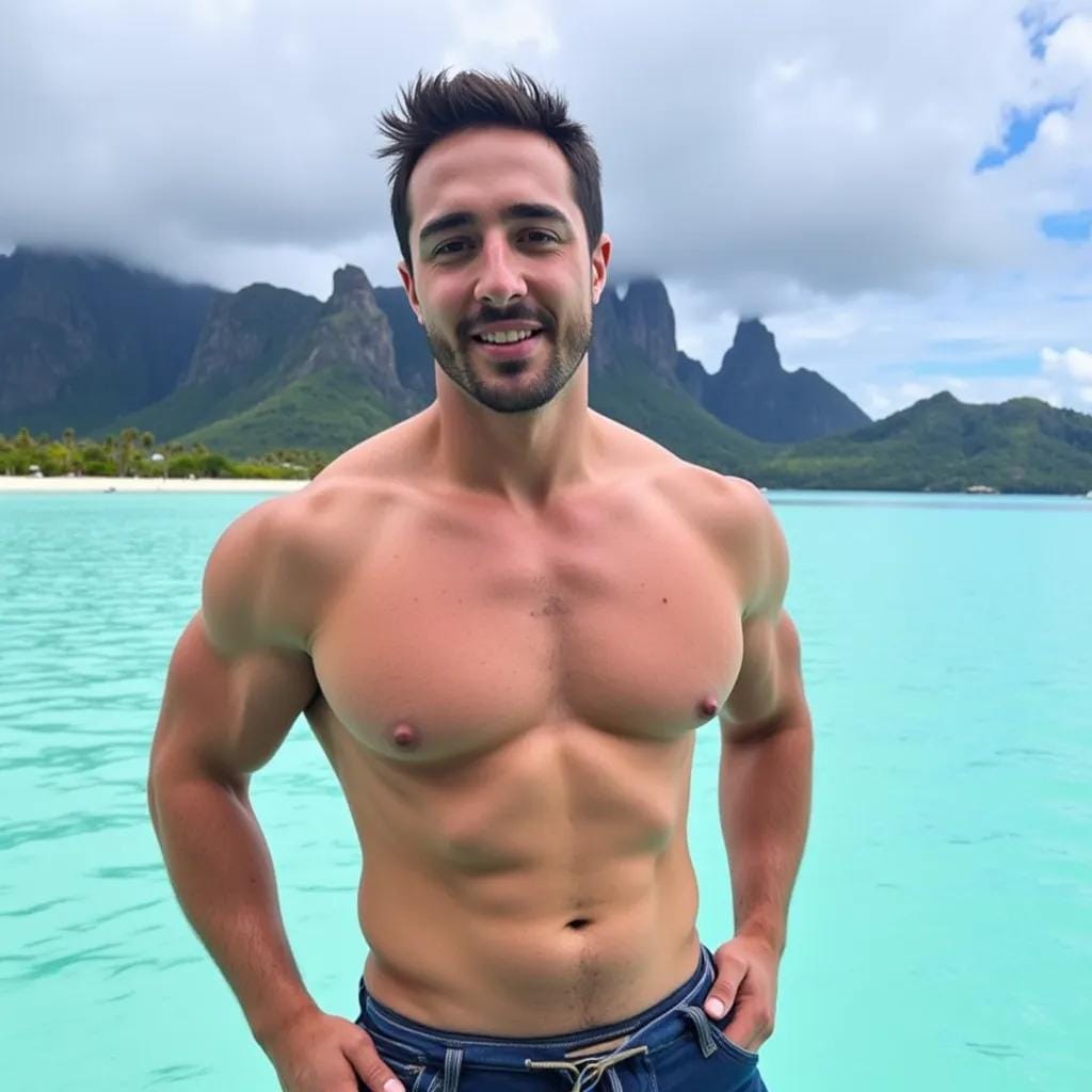 Penguin Lust Unleashed in Bora Bora Paradise