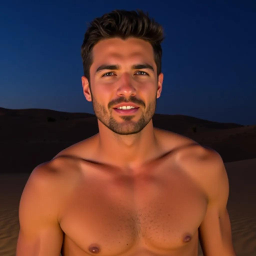 Ryder's Masterpiece: A Desert Night of Desire