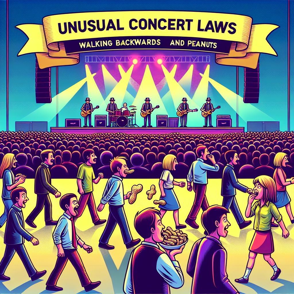 Unusual Concert Laws: Walking Backwards and Peanuts