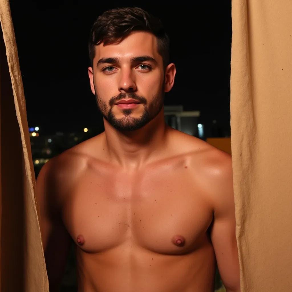 Painted by Desire in the Moroccan Night