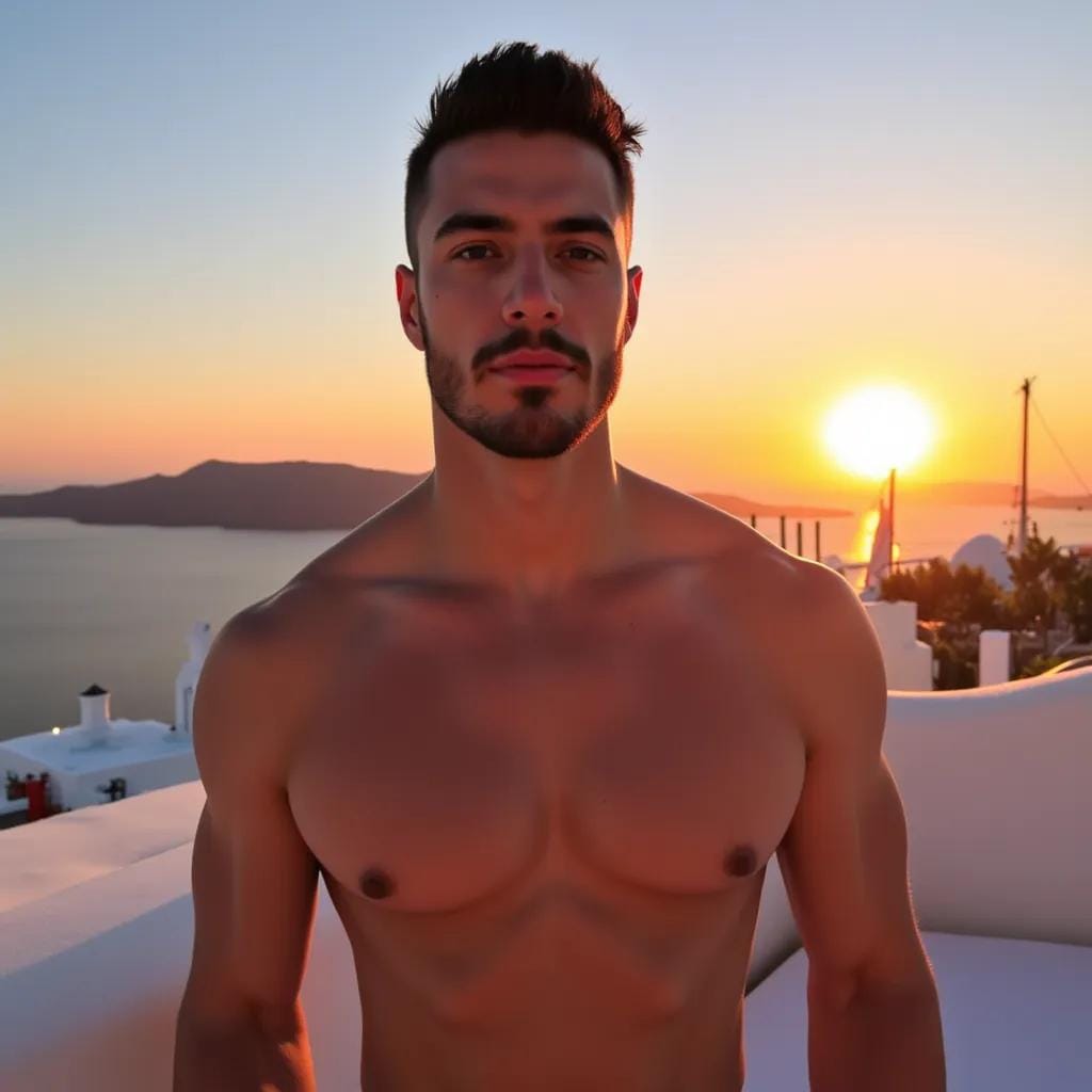 Electricity in the Aegean Night Air